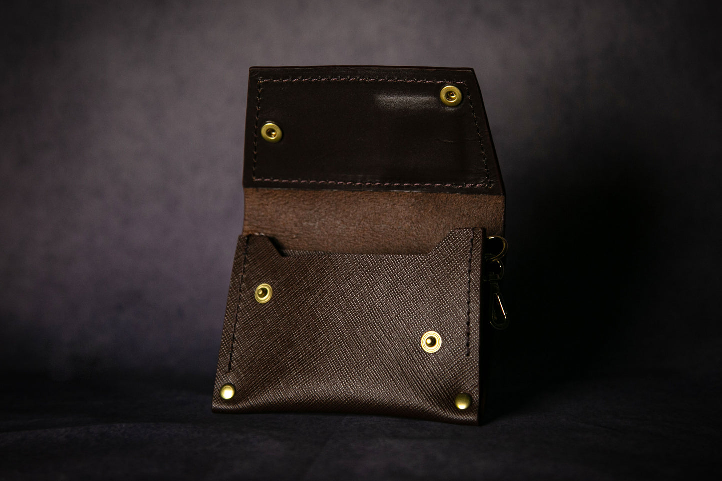 MAGIT Mid Brown Keychain Cardholder - Made to Order