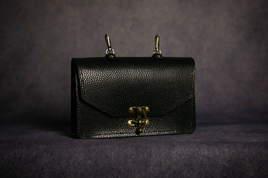 MAGIT Crossbody Bag Black Made to Order Handmade in London