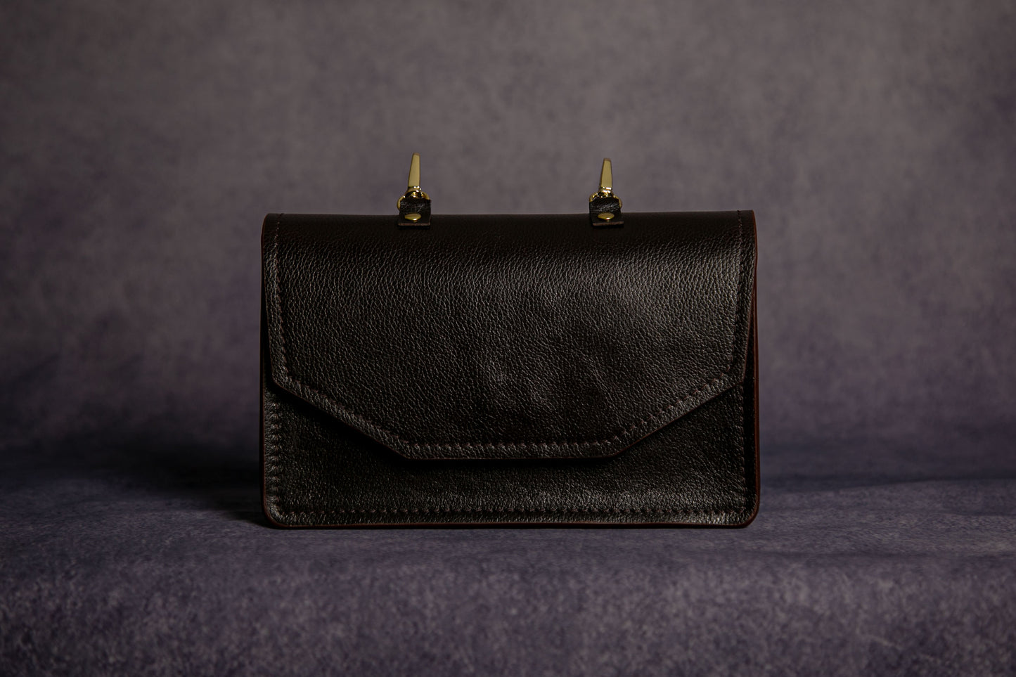 MAGIT Crossbody Bag Dark Brown Made to Order Handmade in London