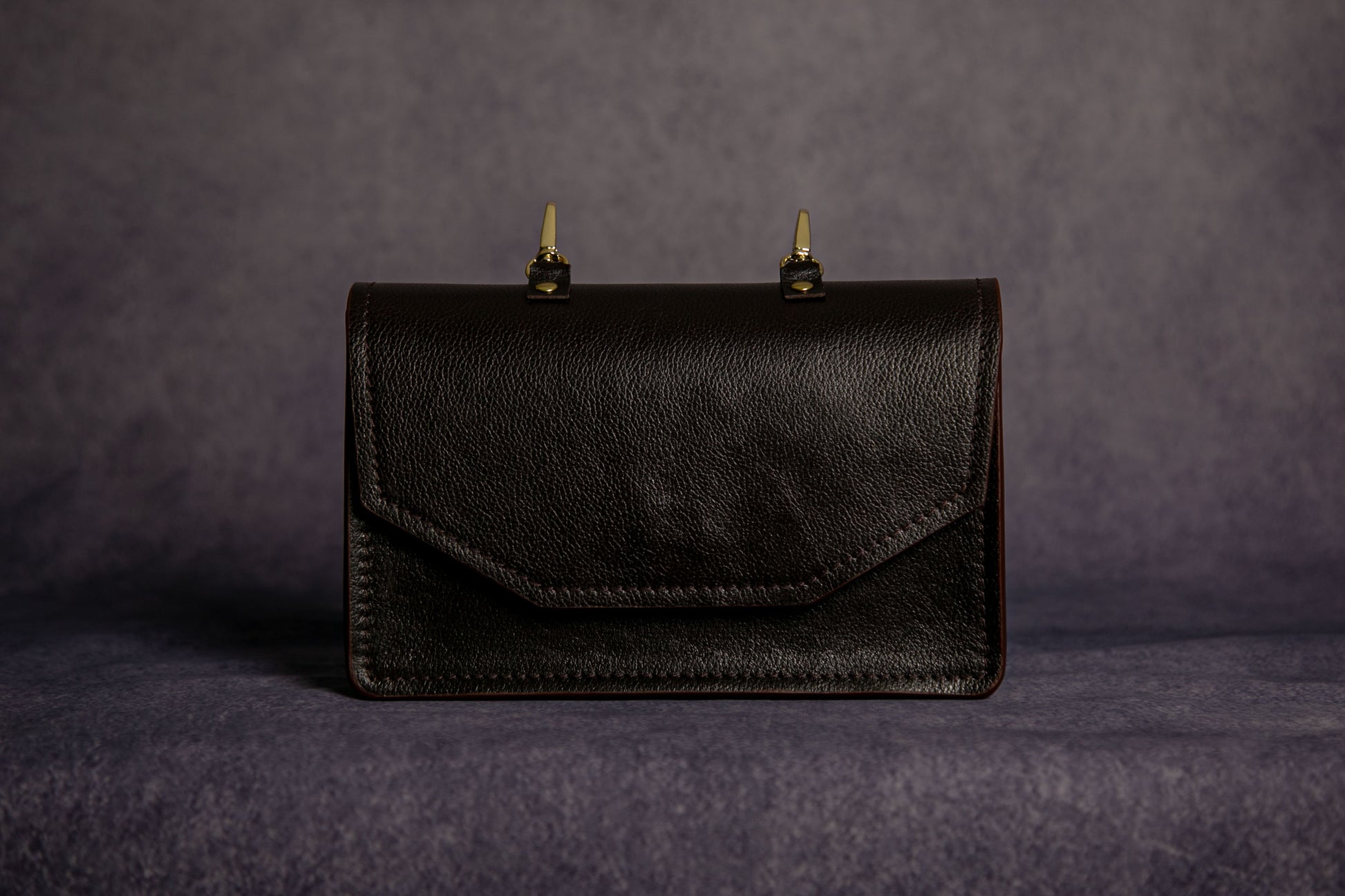 MAGIT Crossbody Bag Dark Brown Made to Order Handmade in London