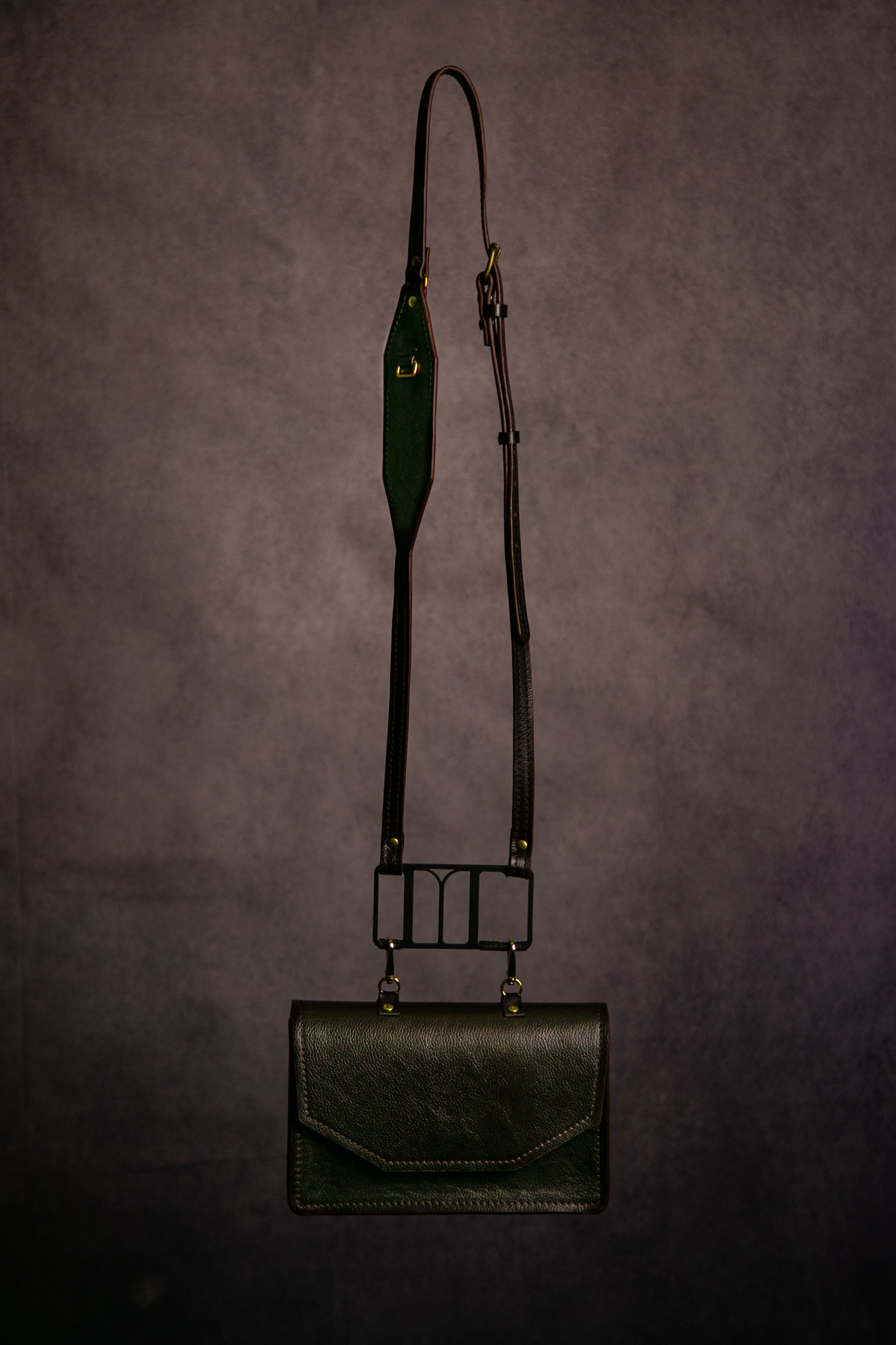 MAGIT Crossbody Bag Dark Brown Made to Order Handmade in London