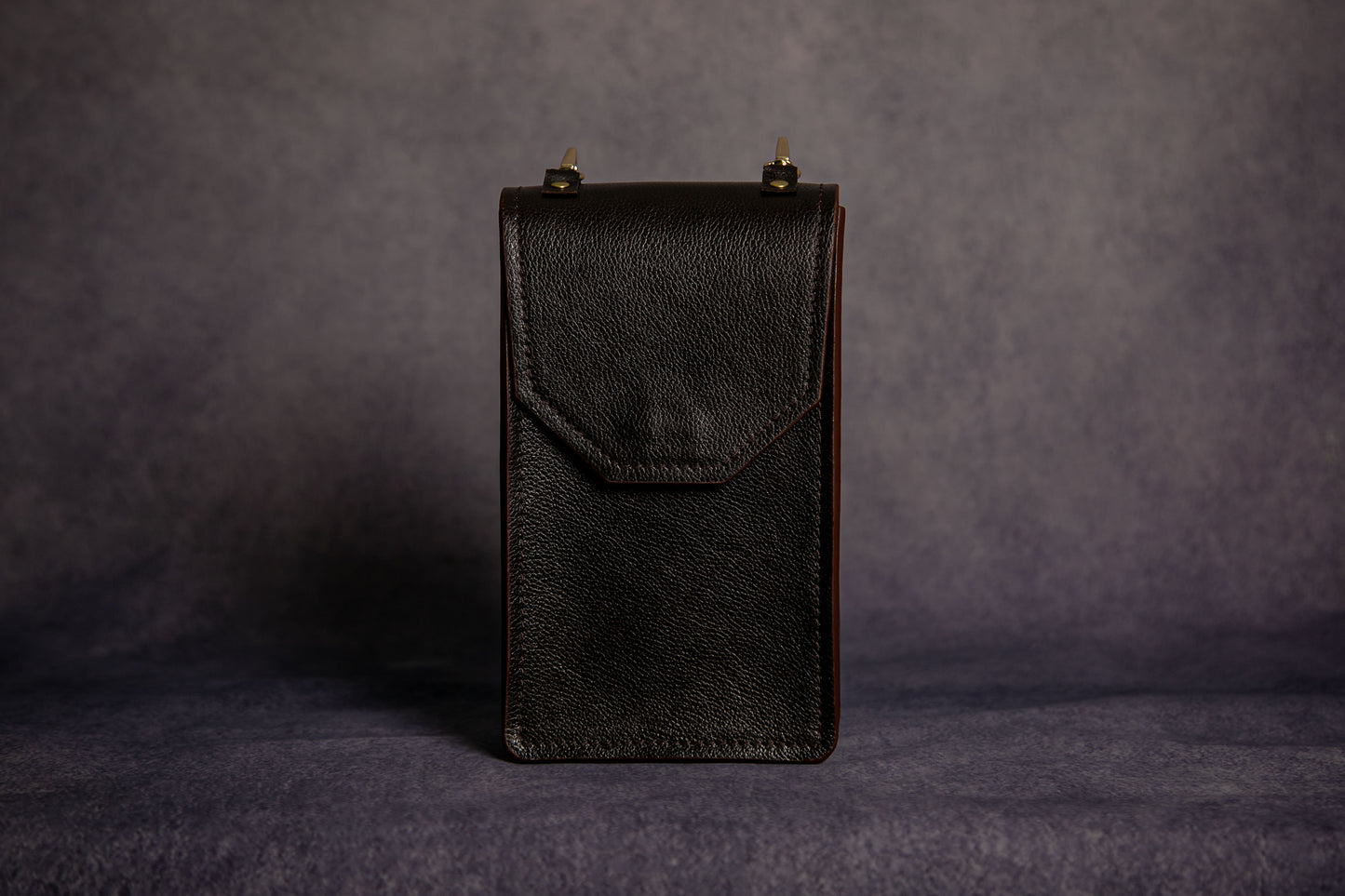 MAGIT Crossbody Bag Dark Brown Made to Order Handmade in London