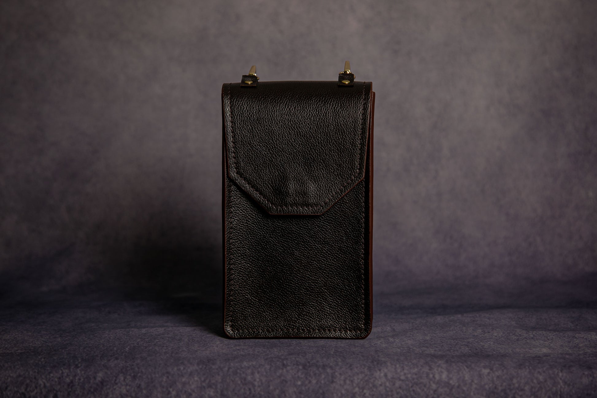 MAGIT Crossbody Bag Dark Brown Made to Order Handmade in London