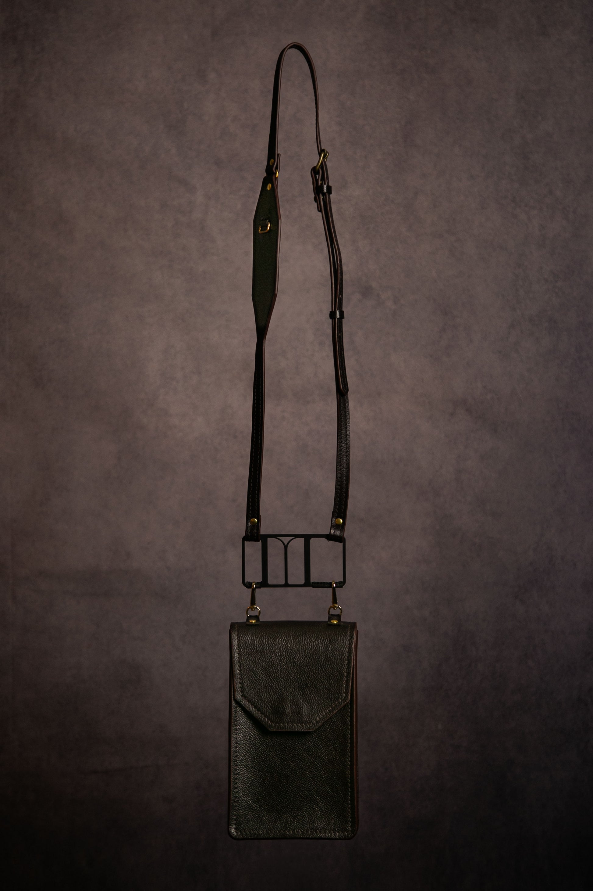 MAGIT Crossbody Bag Dark Brown Made to Order Handmade in London