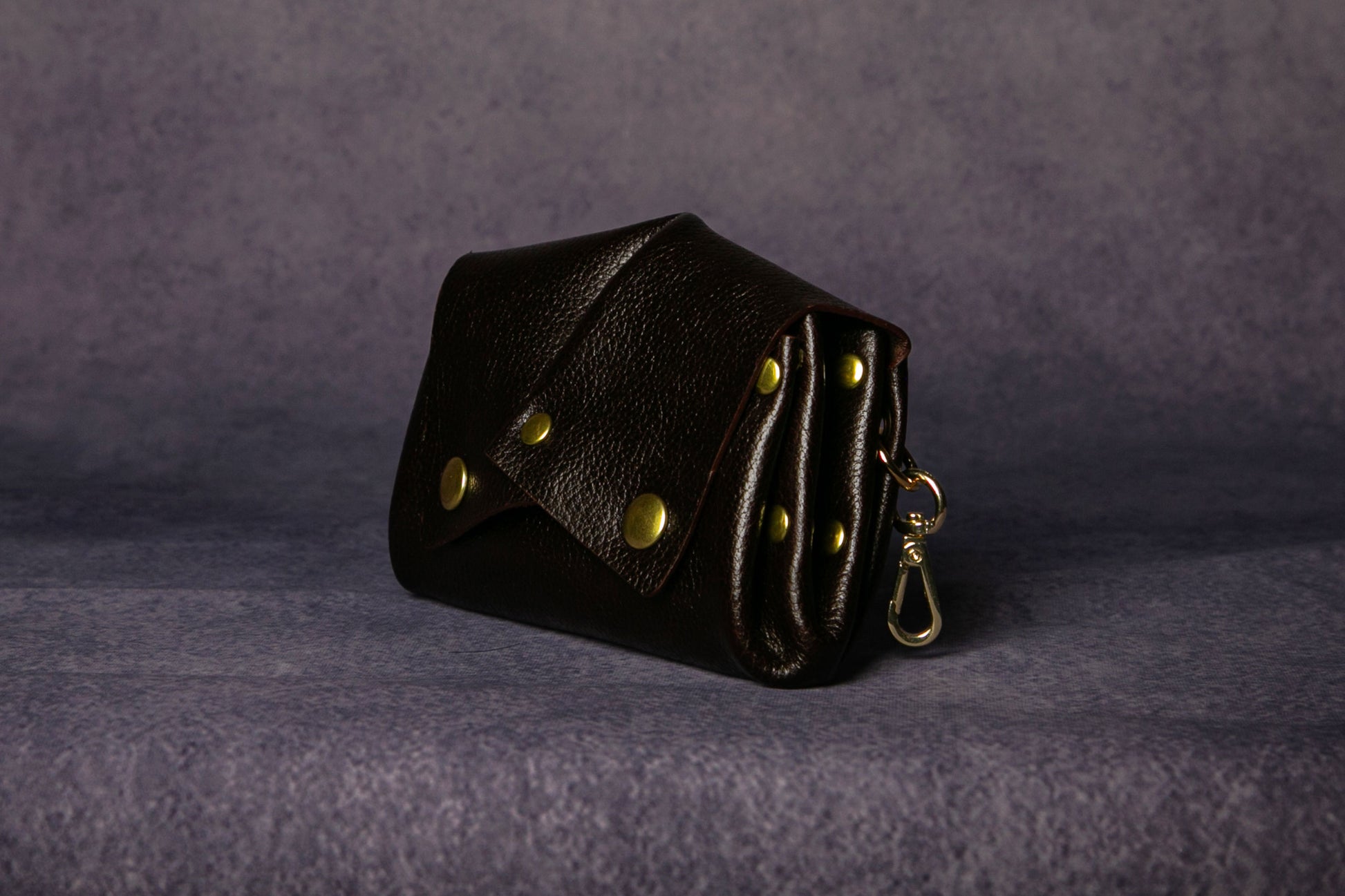 MAGIT Dark Brown Keychain Pouch